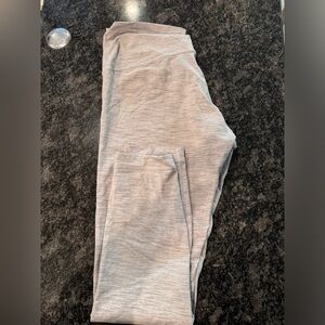 Lululemon size 12 white/multi colored wonderunder leggings in 25 inch